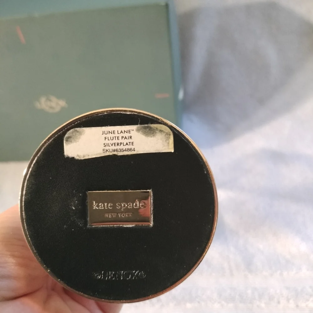 Kate Spade champagne flutes - Picture 8 of 10